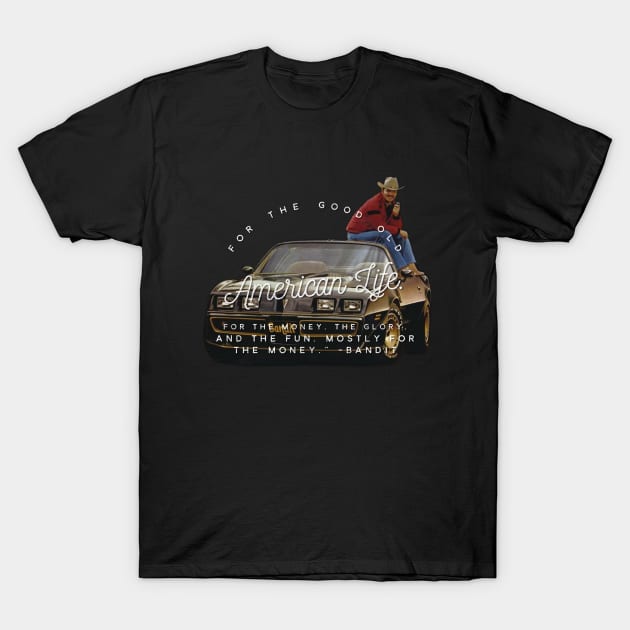 Smokey and the bandit Burt Reynolds is at his most charismatic as the bandit T-Shirt by naughtyoldboy